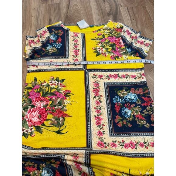 FARM Rio Yellow Floral Mini Dress - Picture 8 of 11